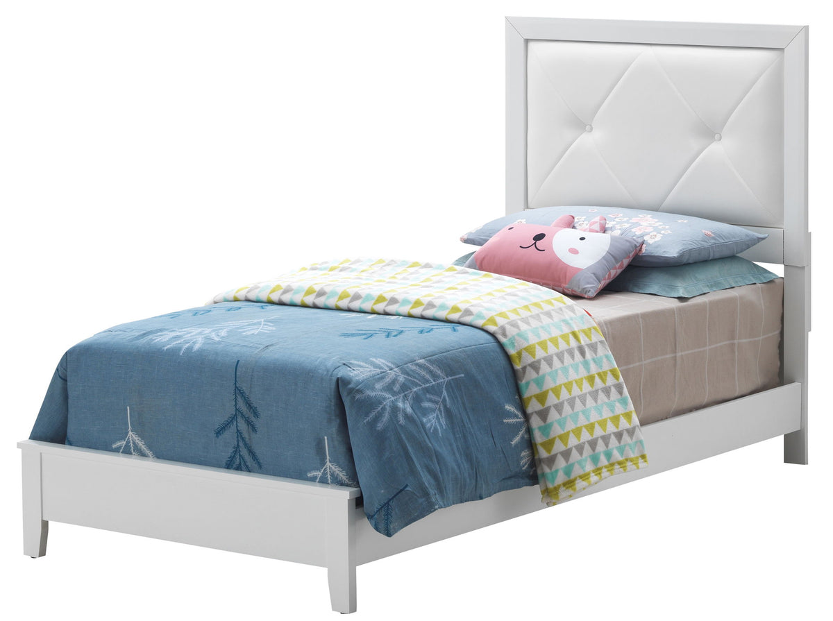 Padded Headboard Bed