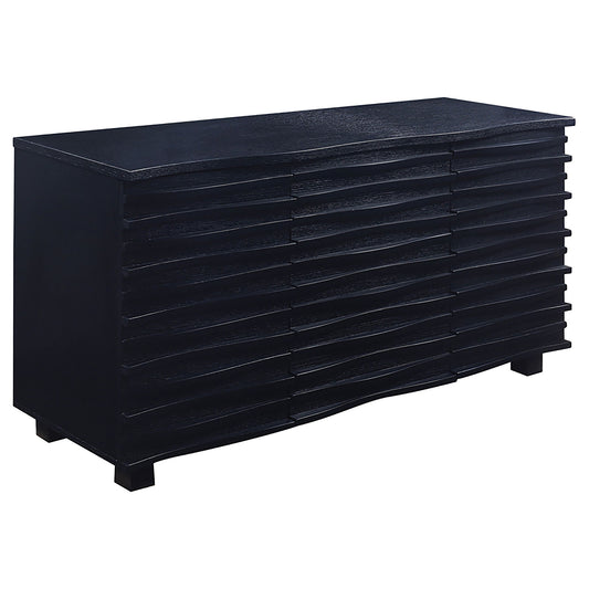 Monette - 3 Drawer Server Sideboard - Black