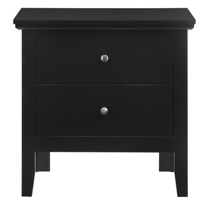 English Dovetailed Drawers Nightstand