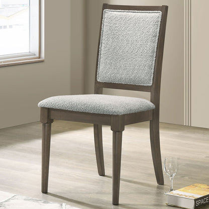 Perkins - Upholstered Dining Side Chair (Set of 2) - Dark Brown
