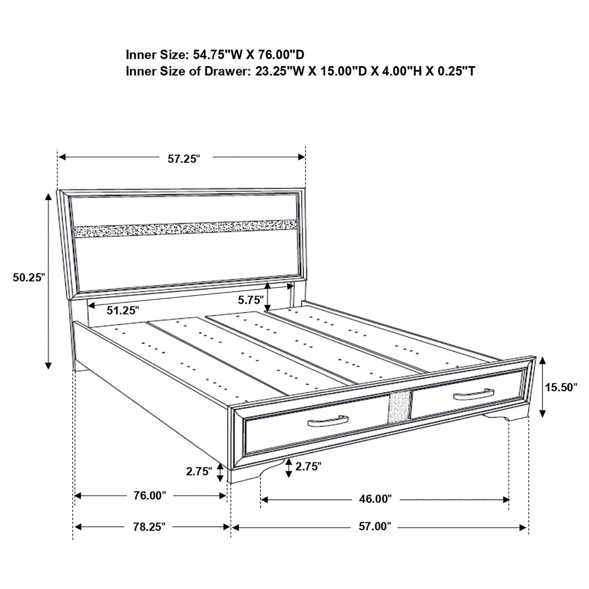 Urbana - Storage Panel Bed