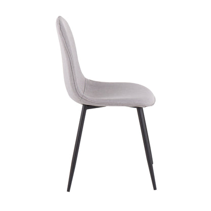 Pebble - Contemporary Chair (Set of 2) - Gray
