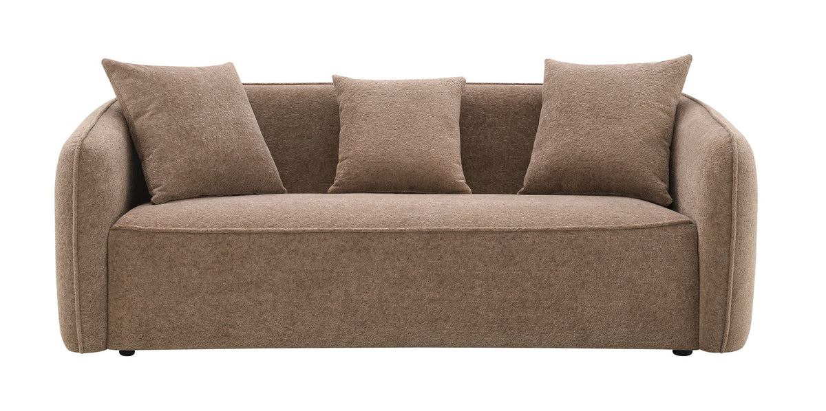 Keith - 3 Piece Living Room Set (Comes With Matching Color Toss Pillows)
