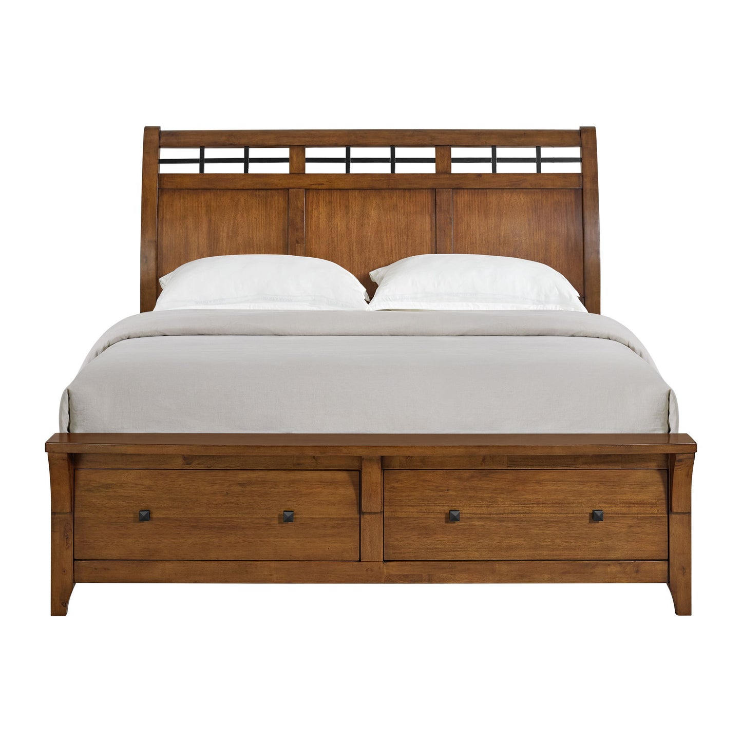 Gage - King Sleigh Headboard - Chestnut