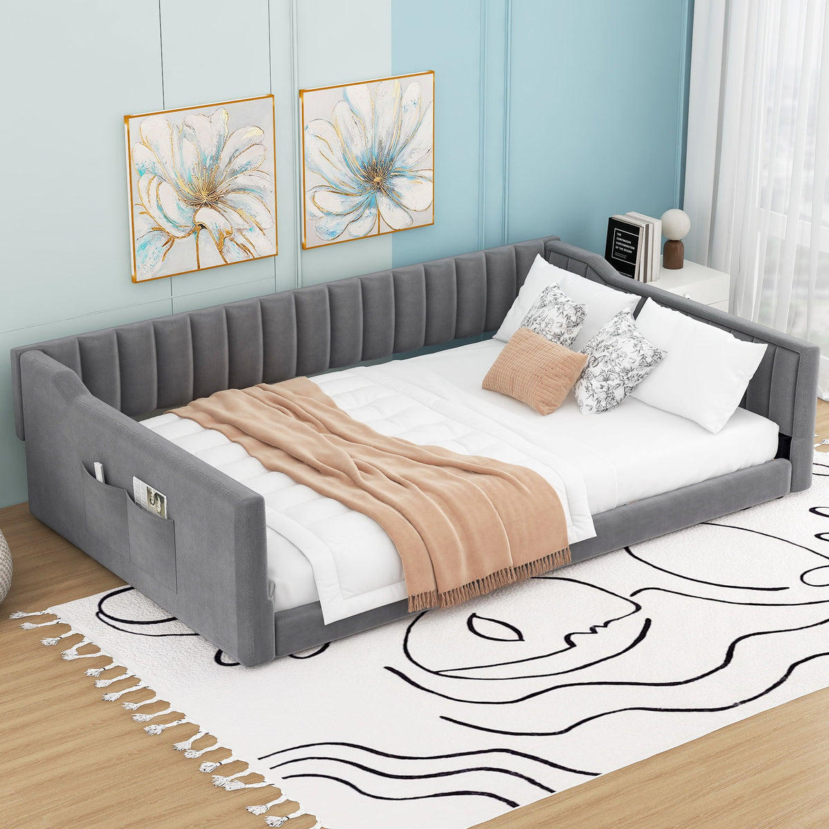Daybed With Side Storage Pocket