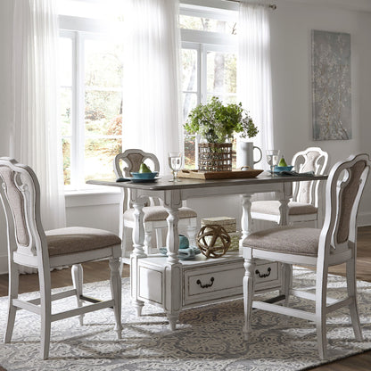Magnolia Manor - Gathering Table - Antique White