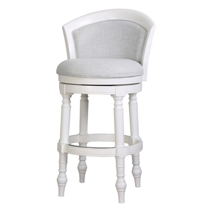 Barrel Back Stool With Swivel