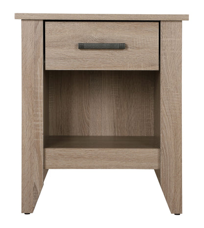 Roller Drawer Glides Nightstand