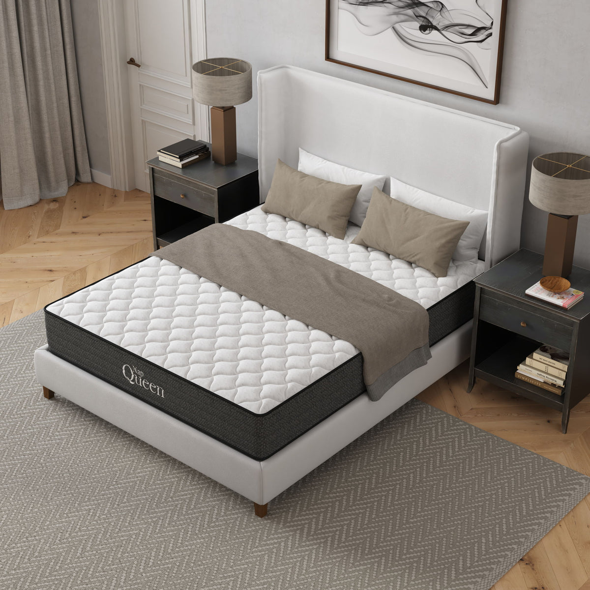 Victoria - 12" Cooling Gel Hybrid Mattress