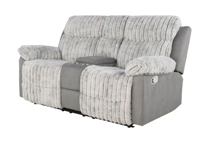 Global 68" Reclining Loveseat - Gray