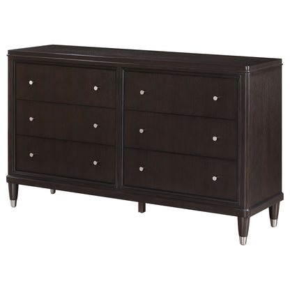 Niguel - 6 Drawer Dresser - Brown