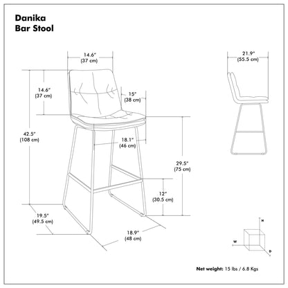 Danika - Bar Stool (Set of 2)