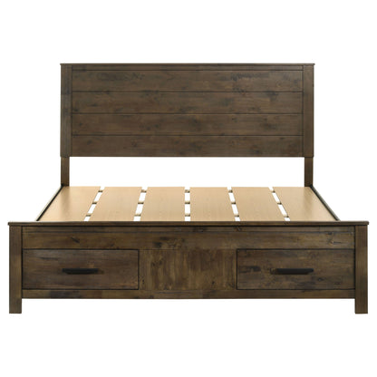 Greely - Eastern King Storage Bed - Brown
