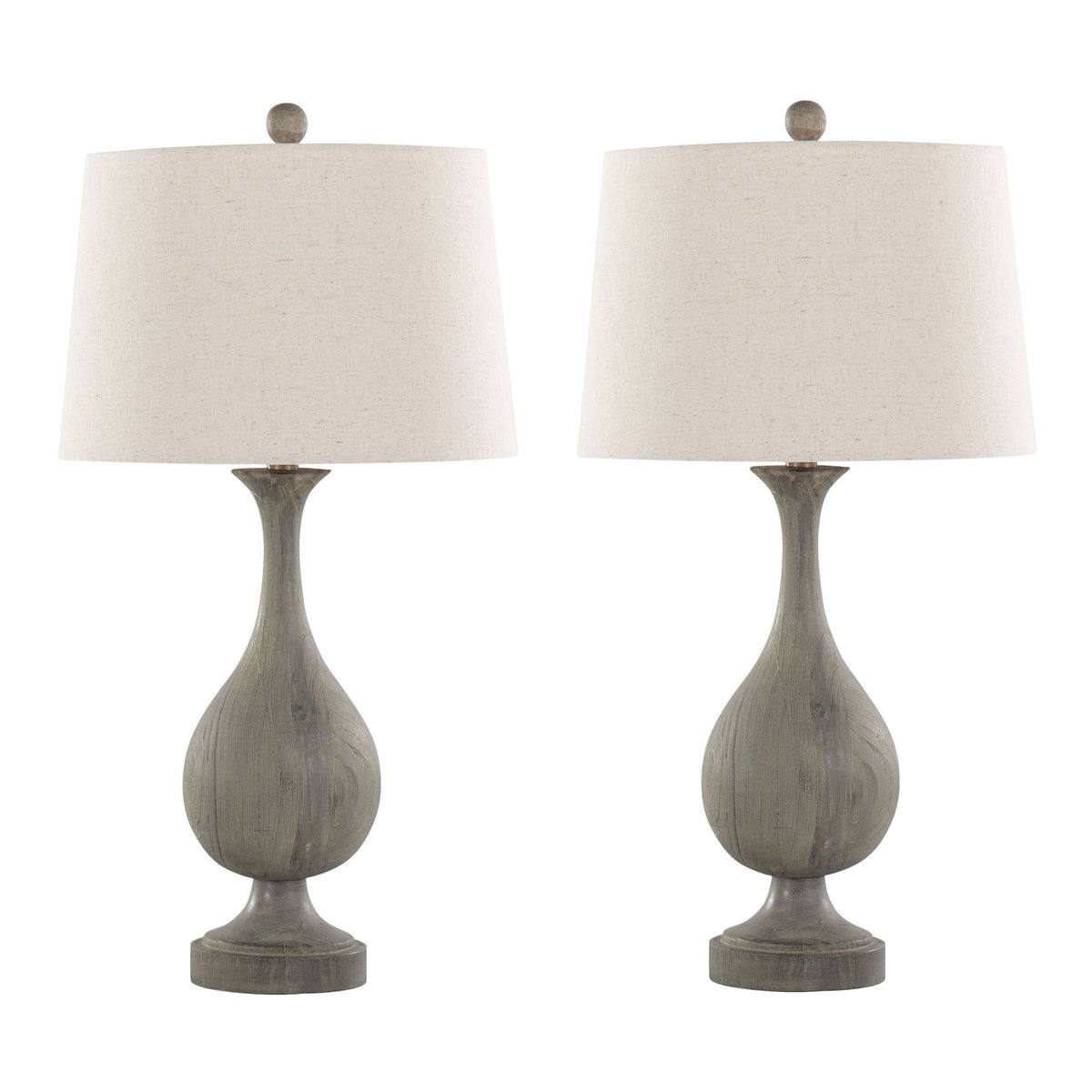 Cipolla Poly - Farmhouse Table Lamp (Set of 2)