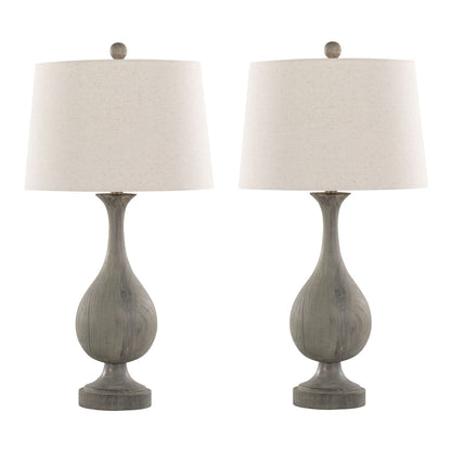 Cipolla Poly - Farmhouse Table Lamp (Set of 2)