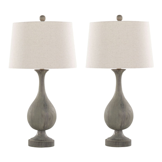 Cipolla Poly - Farmhouse Table Lamp (Set of 2)