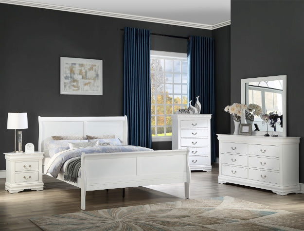 Louis Philip White Bedroom Group
