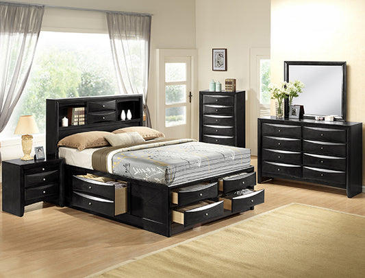 Emily Black Storage Bedroom