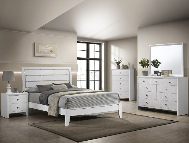 Evan White Bedroom Group