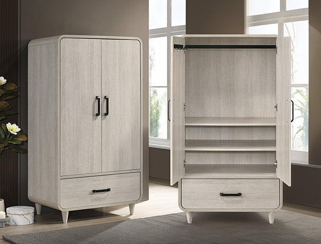Nyomi Armoire - White