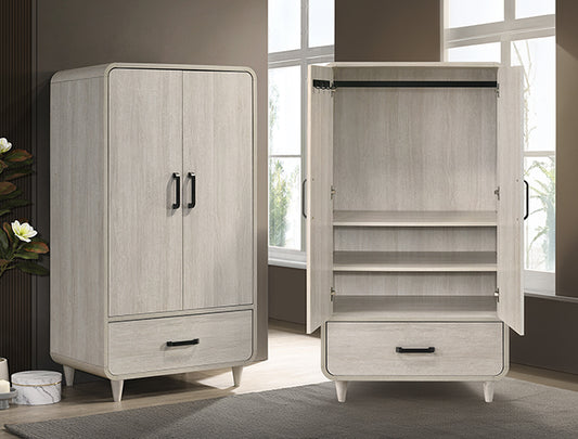 Nyomi Armoire - White