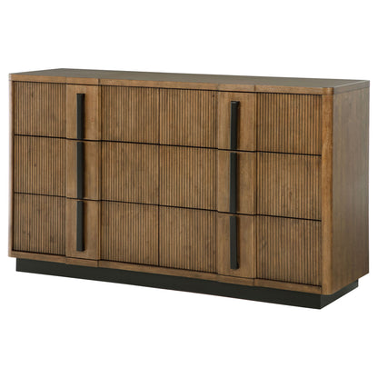 Moraga - 6 Drawer Dresser Cabinet - Ash Brown