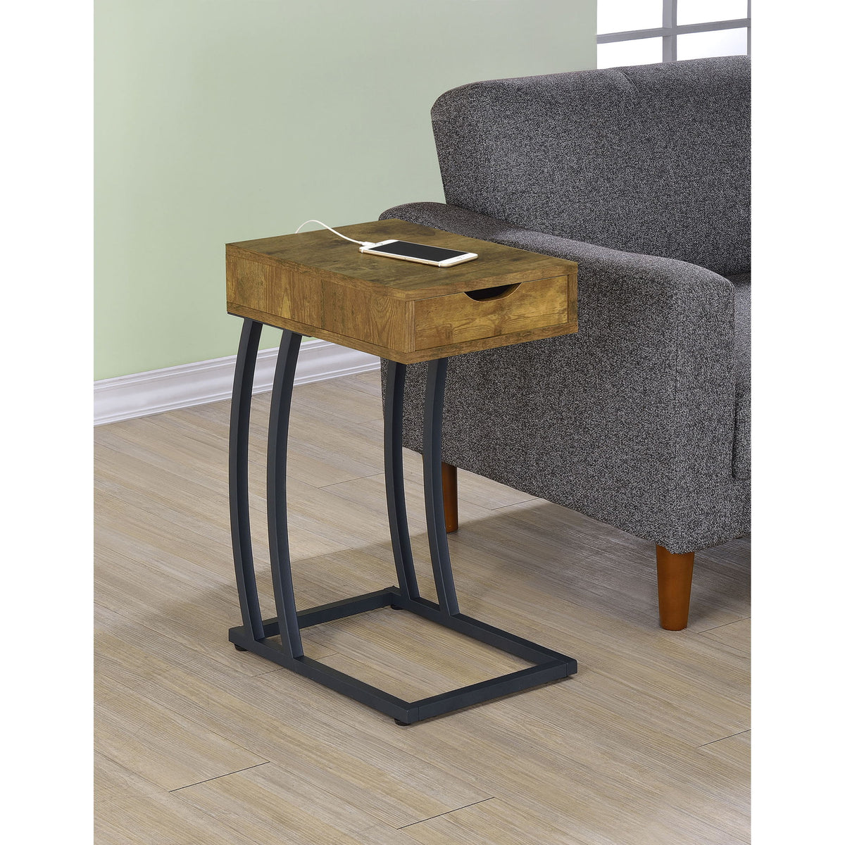Hi-Tech Accent Table With USB Ports