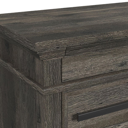 Park Ridge - 3-Drawer Nightstand - Charcoal