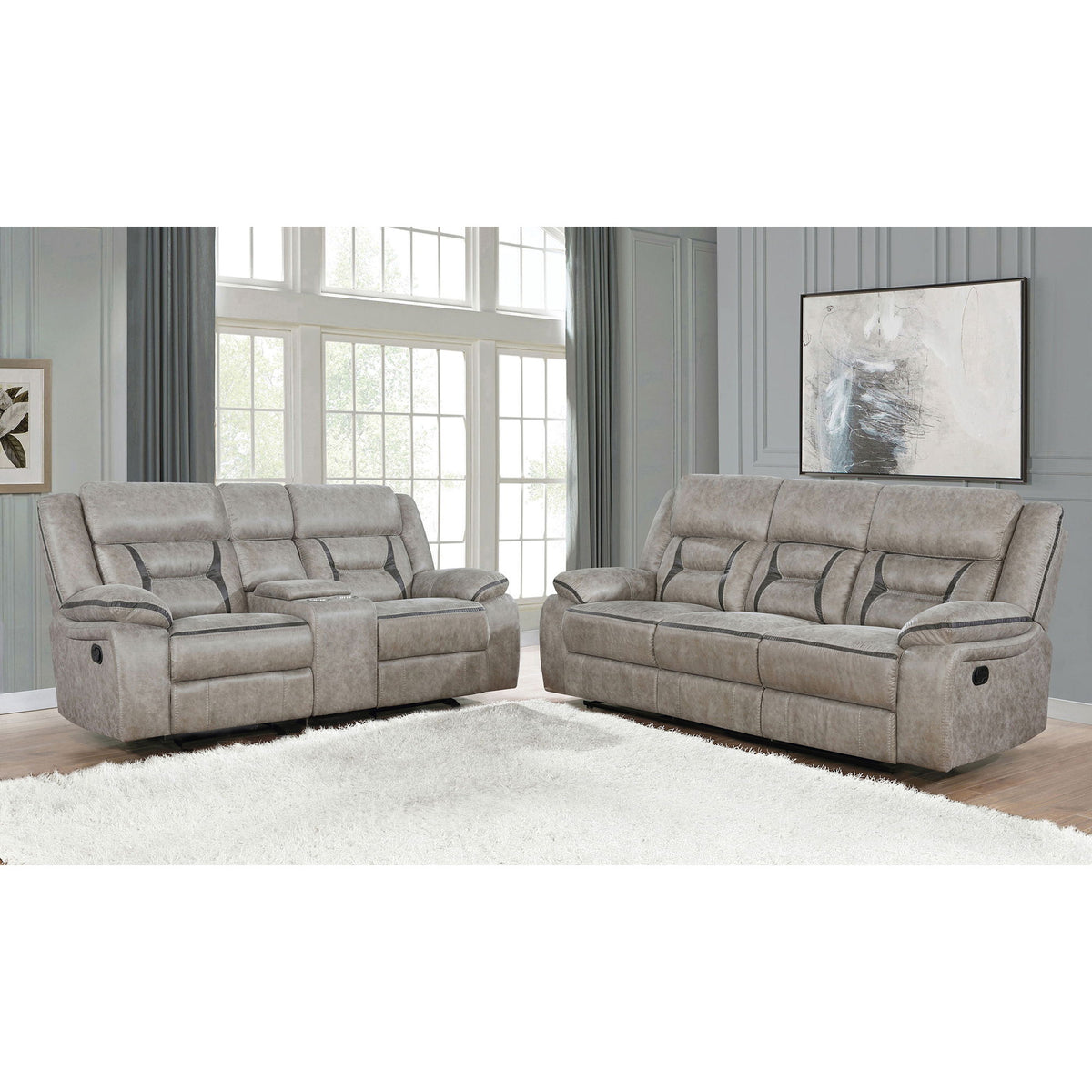 Brazelton - Pillow Top Arm Motion Living Room Set