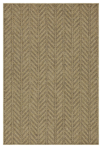 Earth - 7'10" X 10'3" Indoor, Outdoor Area Rug - Mocha, Natural
