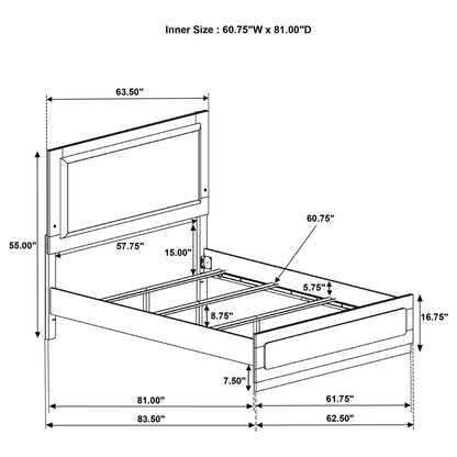 Sophia - 4 Piece Bedroom Set
