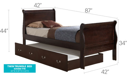 Elegant Trundle Bed With Timeless Charm
