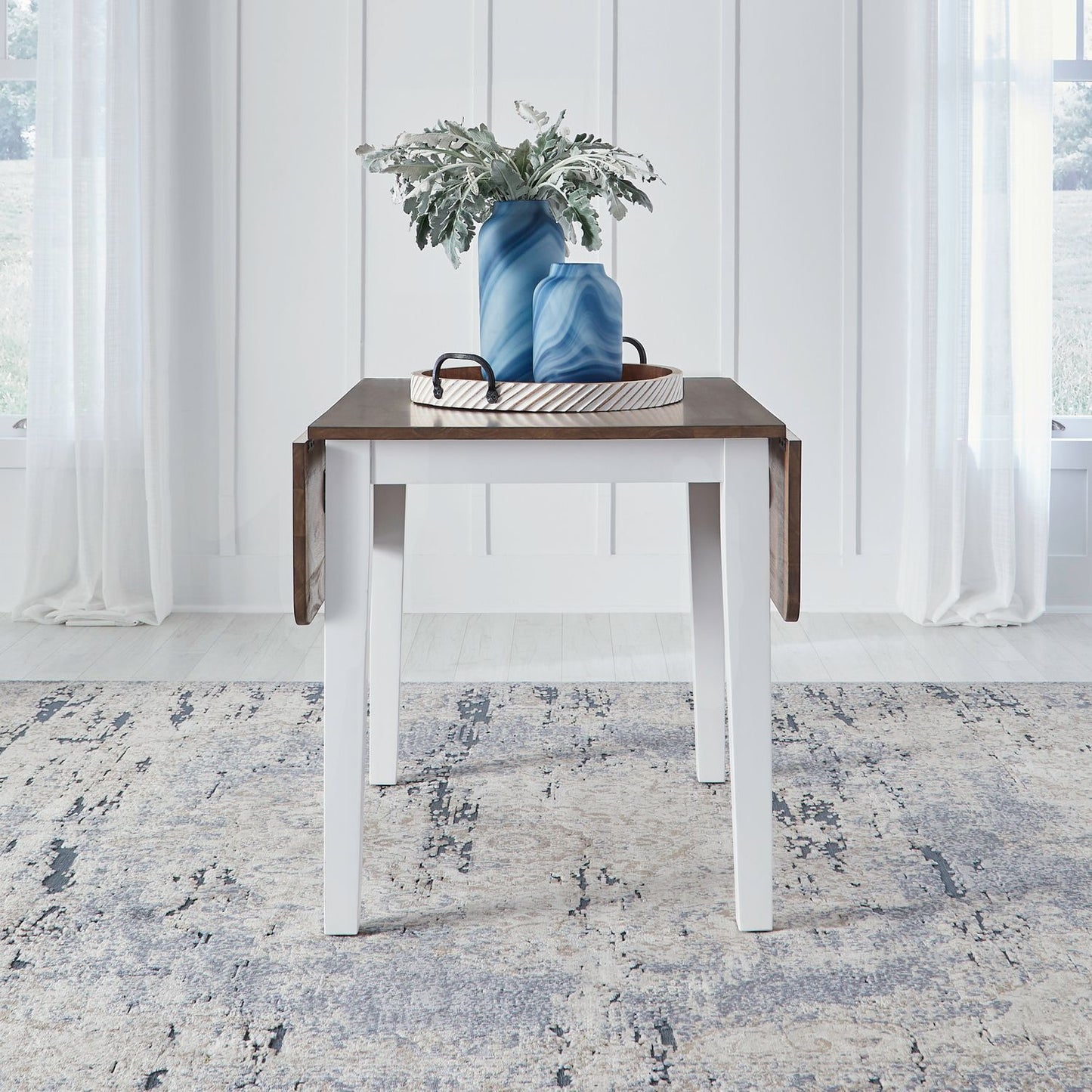 Landale - Drop Leaf Table - White