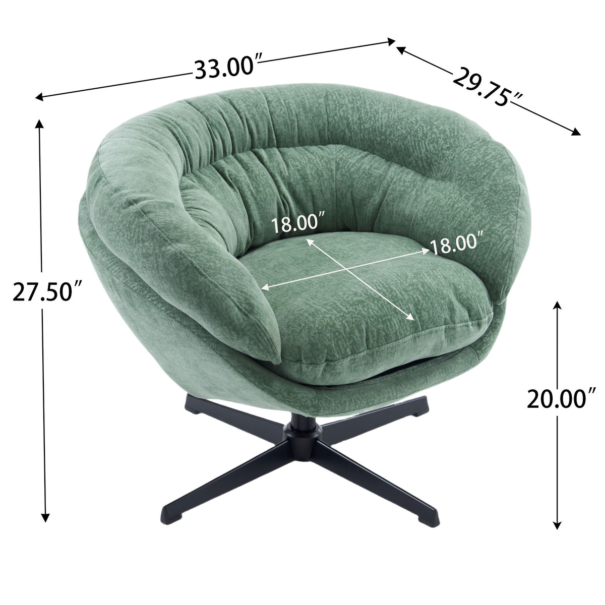 Modern Office Chair With 360 Degree Swivel