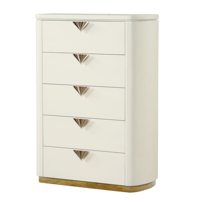 La Pierre - 5 Drawer Chest - Beige