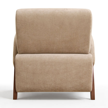 Lounge Accent Chair For Living Room - Beige Coffee