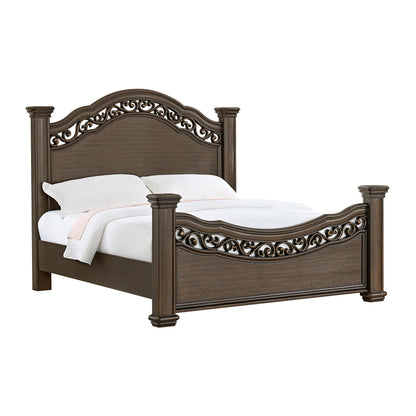 Brunswick - King Panel Footboard With Slats - Mahogany