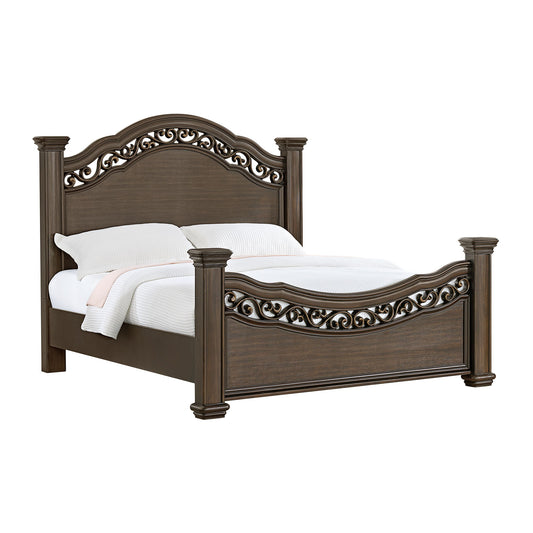 Brunswick - King Panel Footboard With Slats - Mahogany