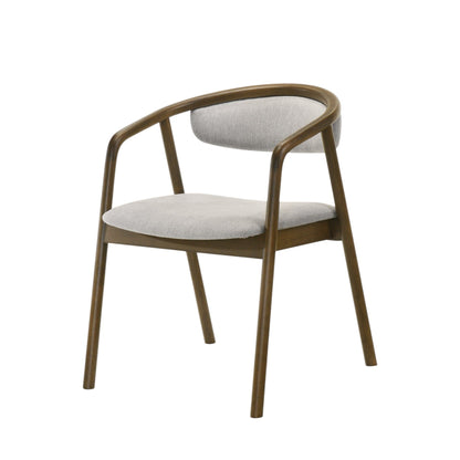 Delina - Side Chair - Gray / Walnut