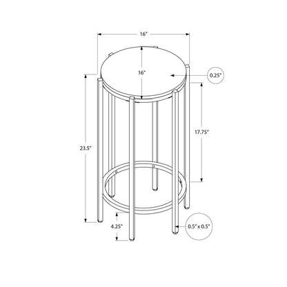 Contemporary Round Accent Table For Living Room
