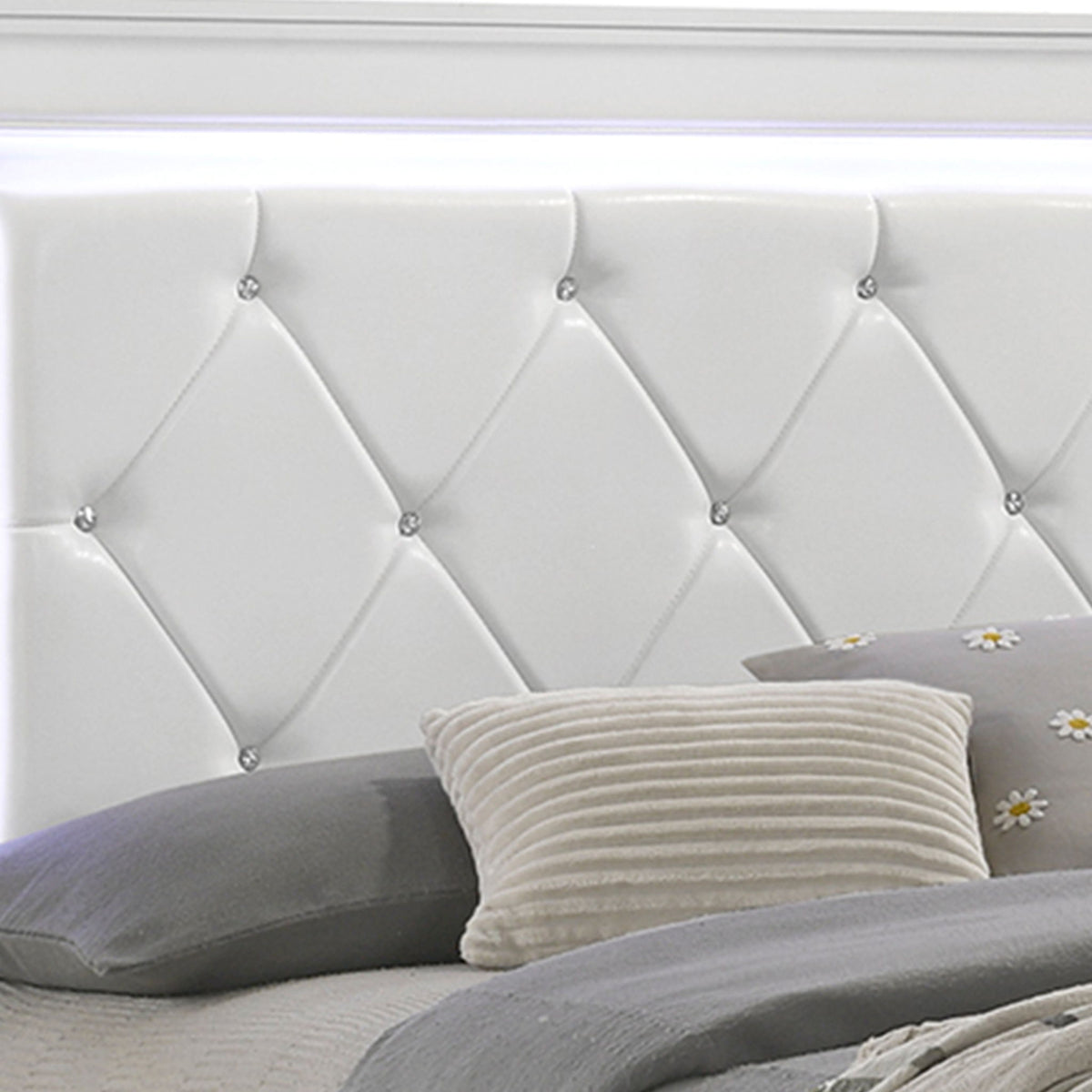 Blaze - Modern Bed With LED Headboard