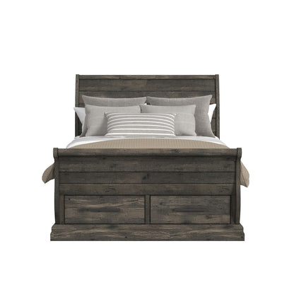 Park Ridge - Full Sleigh Headboard - Charcoal