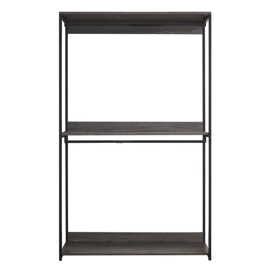 Monica - Farmhouse Industrial Wood Walk In Closet