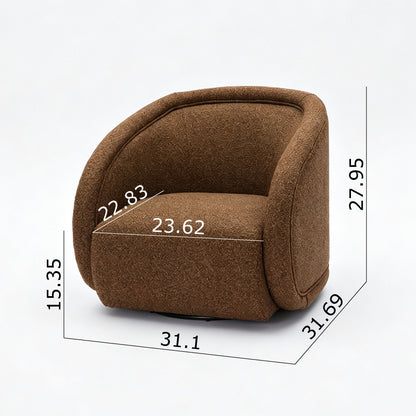 Palermo - Swivel Chair - Brown