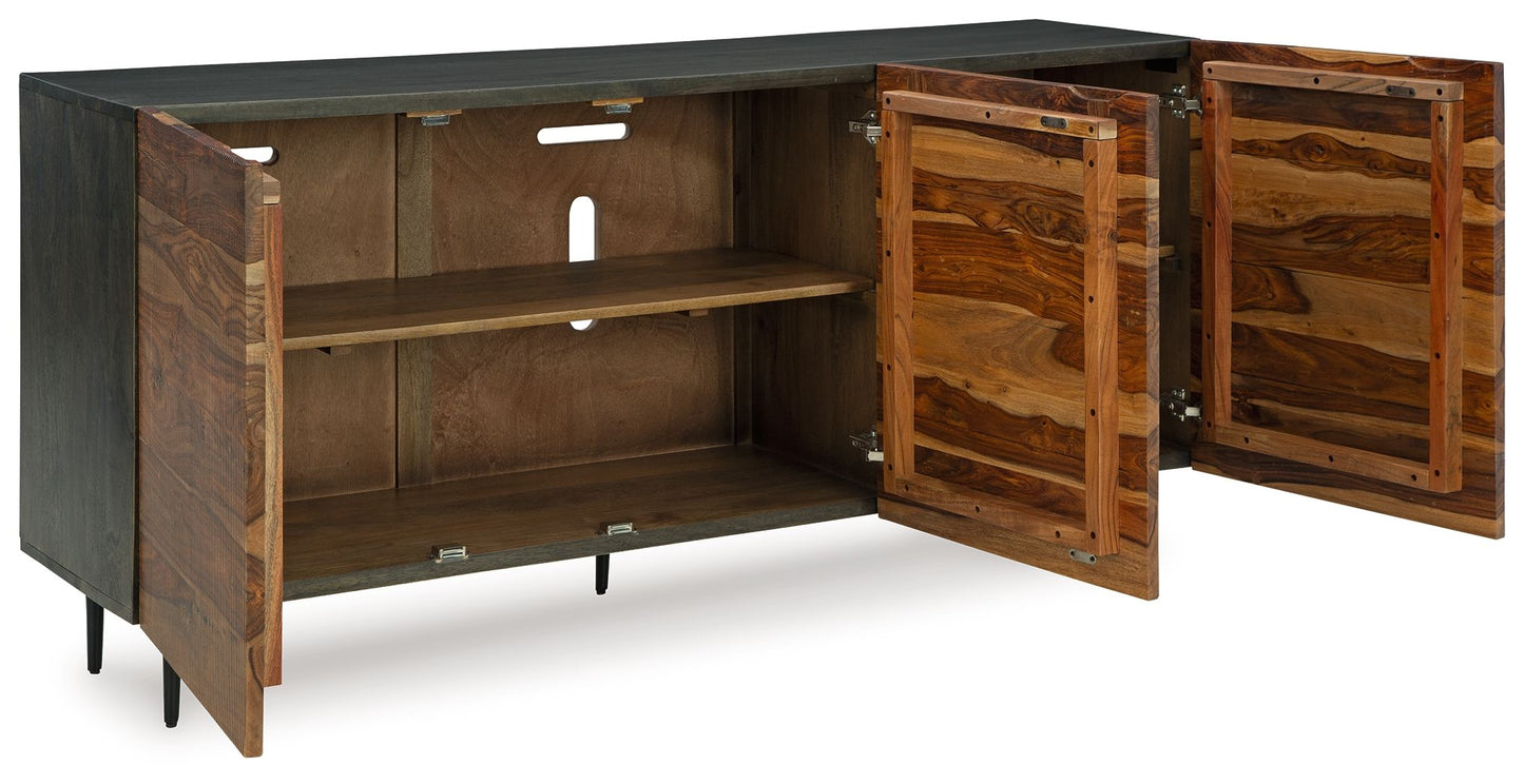 Darrey - Accent Cabinet - Natural / Brown