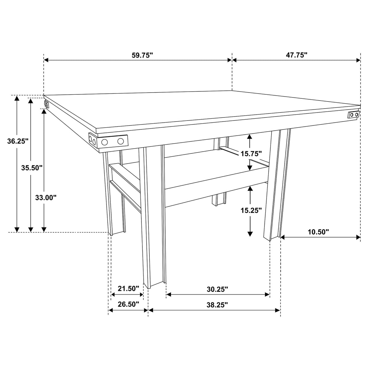 Walden - Counter Height Dining Set