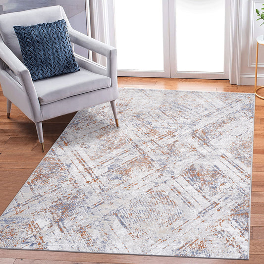 Payas - 6' X 9' Geometric Area Rug - Beige