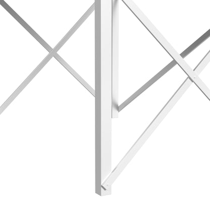 Talia - Full Loft Bed Posts, Ladder, Short Rails, Short X Bar And Hardware - White