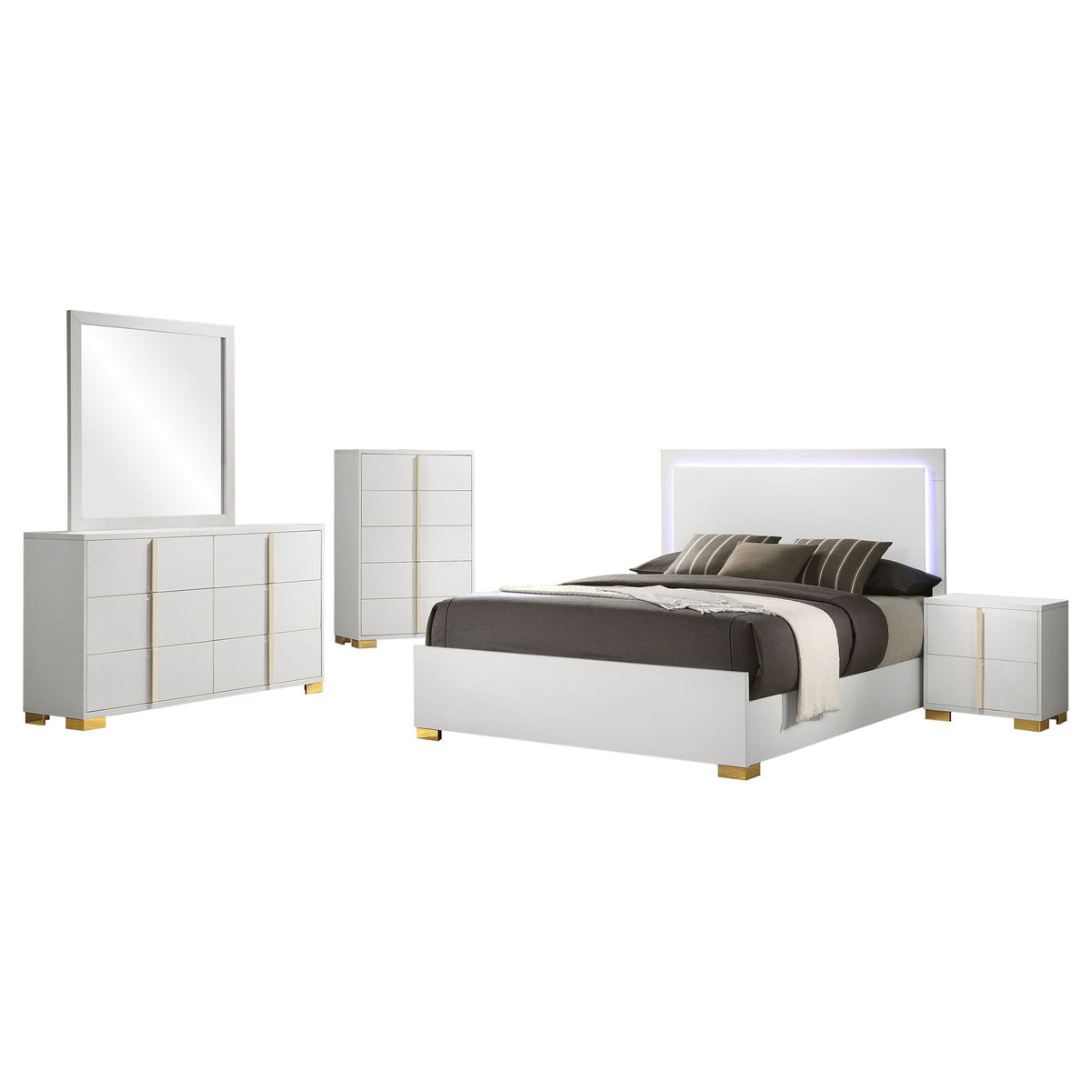 Bedroom Set With Accents