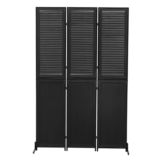 Rustic 3 Panel Room Dividers And Folding Privacy Screen